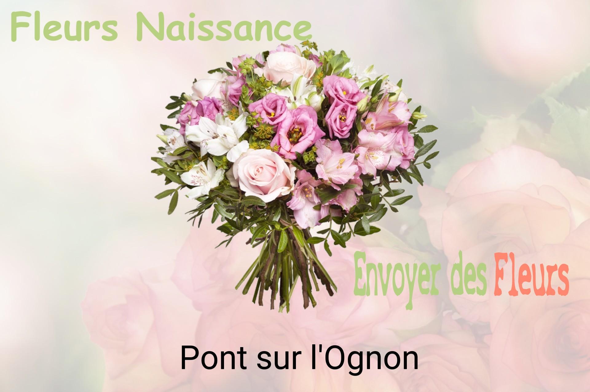 Bouquet de fleurs de naissance livré à Pont-sur-l'Ognon